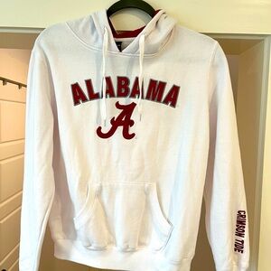 University of Alabama white hoodie Colosseum Size Medium EUC (never worn)